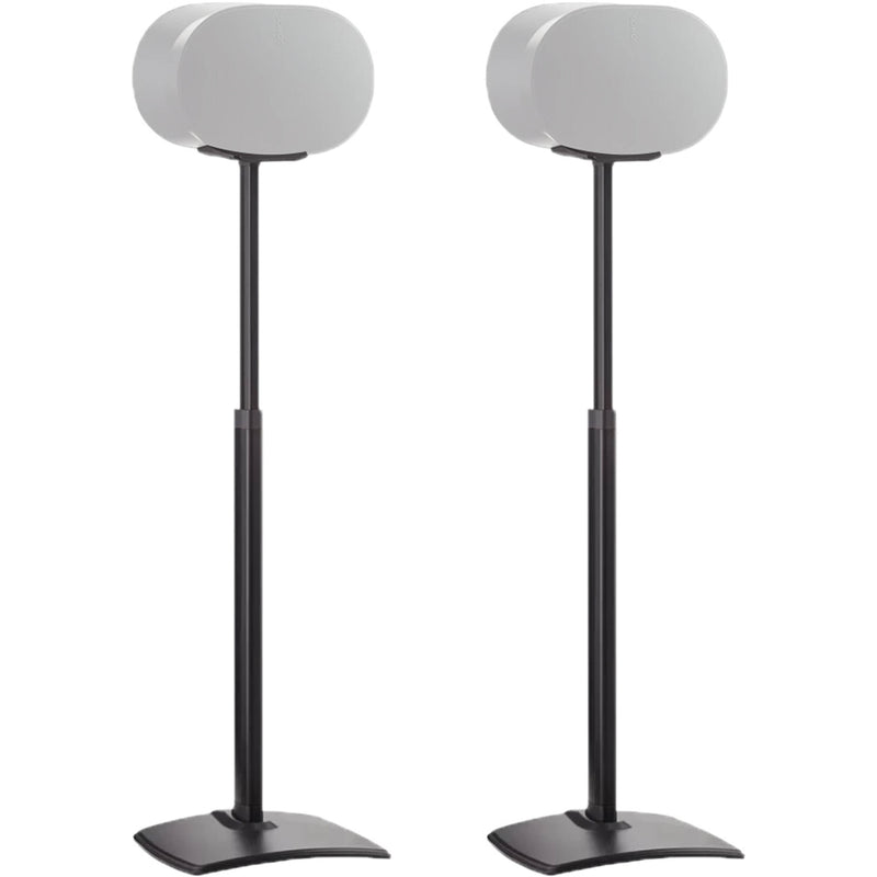 SANUS Height-Adjustable Floor Stand for Sonos Era 300 Speakers (Black, Pair)