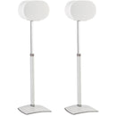 SANUS Height-Adjustable Floor Stand for Sonos Era 300 Speakers (White, Pair)