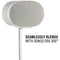 SANUS Height-Adjustable Floor Stand for Sonos Era 300 Speakers (White, Pair)