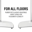 SANUS Height-Adjustable Floor Stand for Sonos Era 300 Speakers (White, Pair)