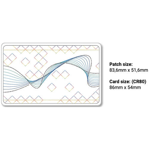 Matica Holographic Design B Patch Laminate for MC-L & MC-L2 Laminator (0.6 mil, 500 Prints)