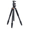 Fotopro X-Go HR Pro Aluminum Horizontal Tripod with Monopod and Ball Head (Black)