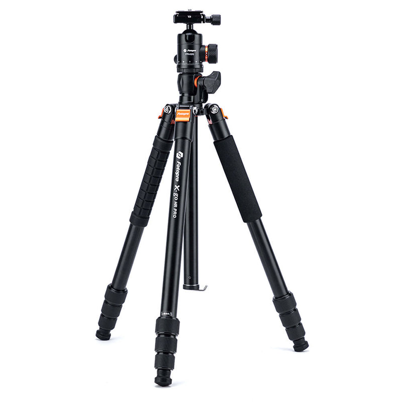 Fotopro X-Go HR Pro Aluminum Horizontal Tripod with Monopod and Ball Head (Black)