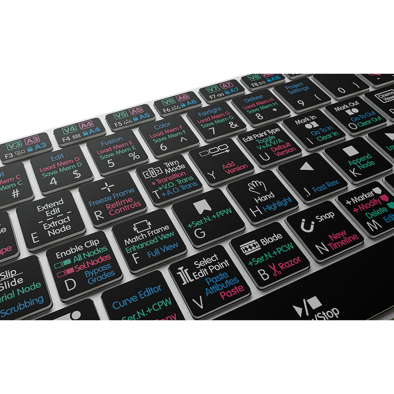 KB Covers Davinici Resolve Backlit Pro Aluminum Keyboard (macOS)