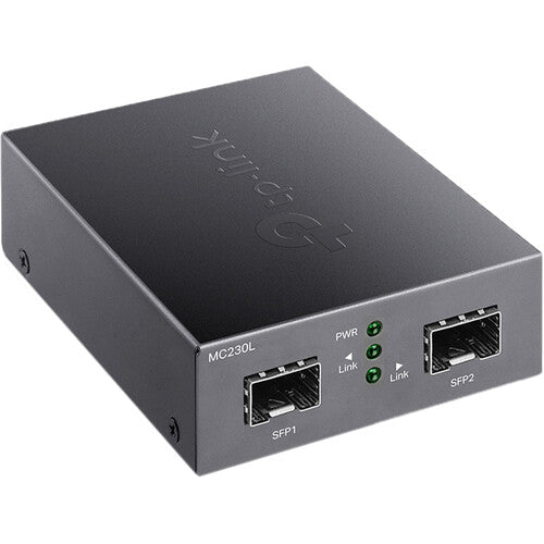 TP-Link MC230L Gigabit SFP to SFP Fiber Media Converter