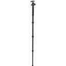 Fotopro X-Go HR Pro Aluminum Horizontal Tripod with Monopod and Ball Head (Black)