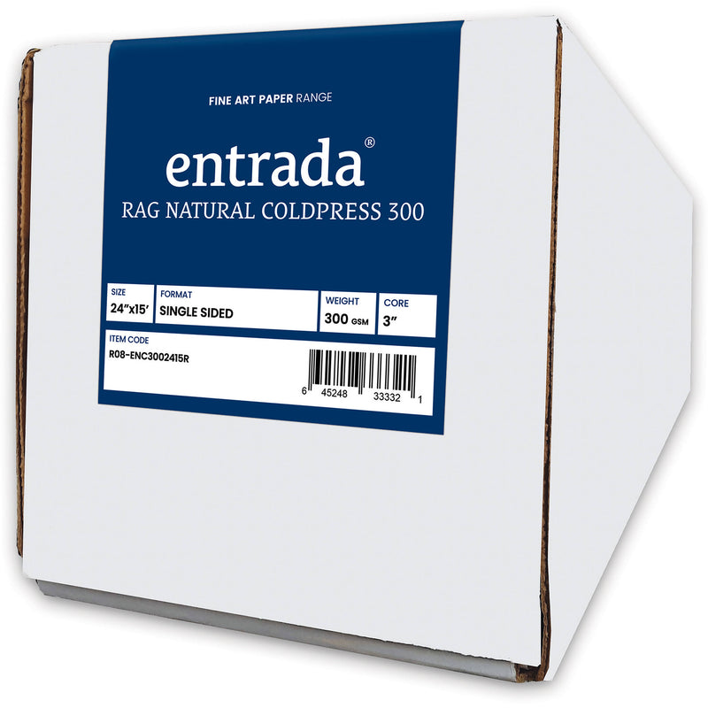 Moab Entrada Rag Natural Coldpress 300 (24" x 15' Roll)