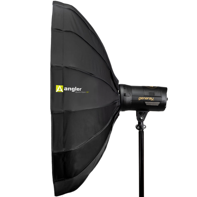 Angler Quick-Open Folding Beauty Dish for Bowens (White, 33")