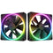 NZXT F140 RGB Core Fan 2-Pack with RGB Controller