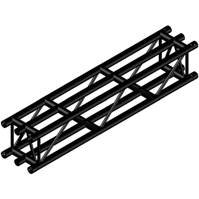 Global Truss DT36-150 Square Truss Straight Segment (Black, 4.92')
