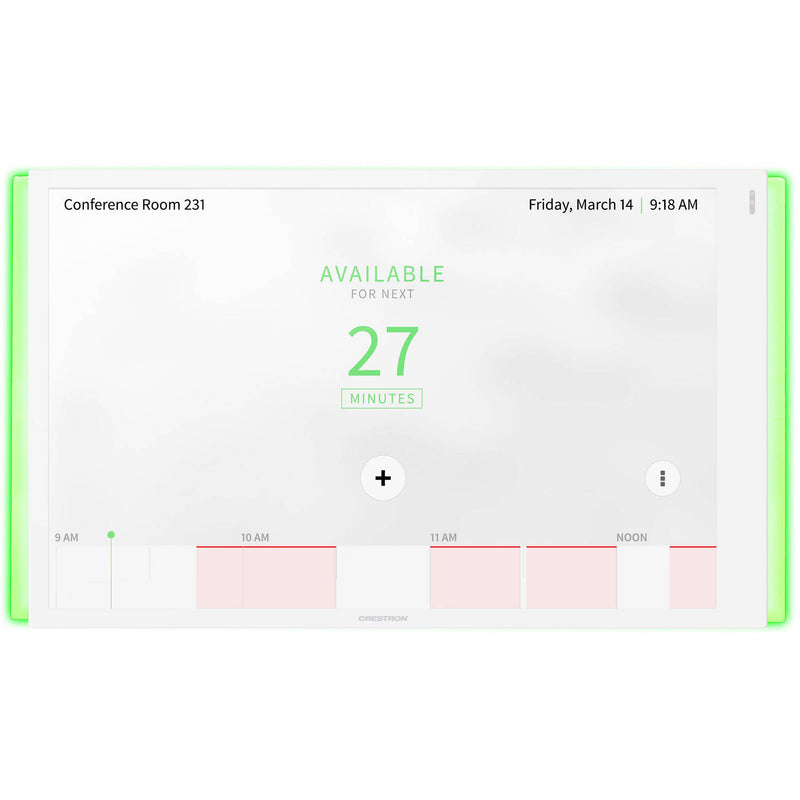 Crestron 10.1" Room Scheduling Touchscreen with Light Bar (10.1")