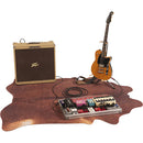 Drum N Base Vegan Betsy Stage Rug (6 x 5.25', Brown)