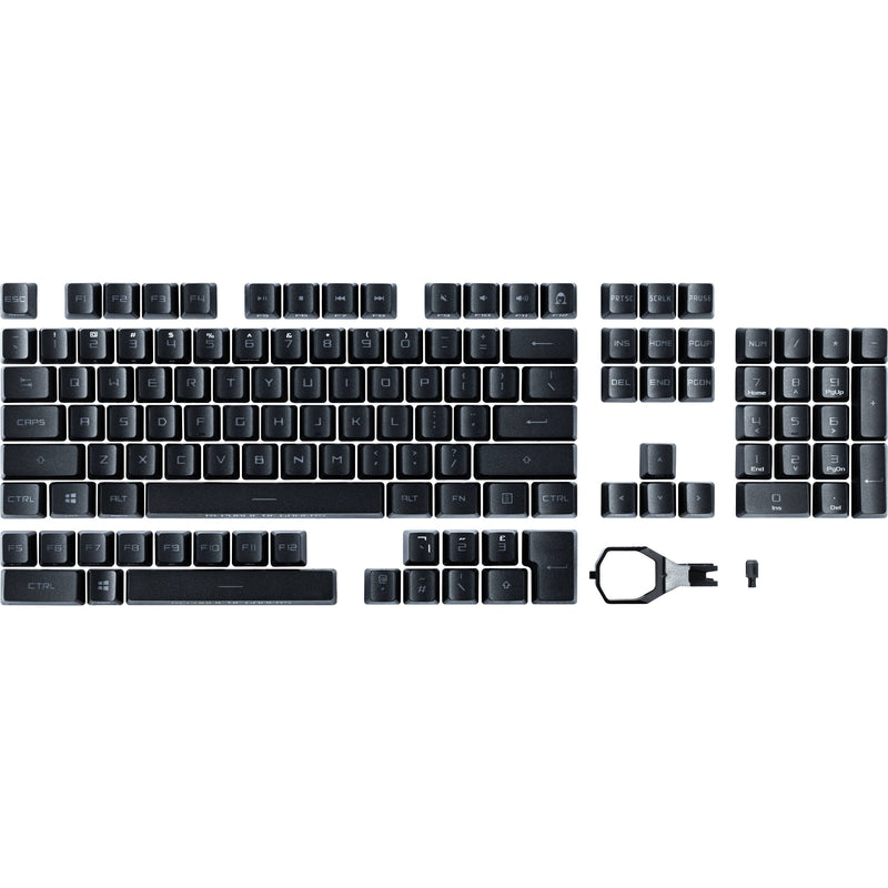ASUS PBT Doubleshot Keycap Set for ROG RX Switches (Black)