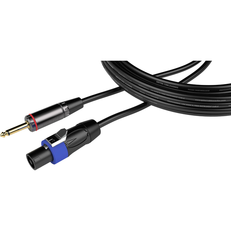 Gator Headliner Series TS to Twist Lock Connector Speaker Cable (3')