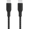 Belkin BoostCharge USB-C Braided Cable (Black, 6.6')