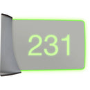 Crestron SSW-100-EL Wall Mount Room Availability Hallway Sign