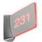 Crestron SSW-100-EL Wall Mount Room Availability Hallway Sign