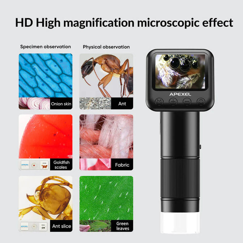 Apexel MS008 Portable Digital High Power Microscope