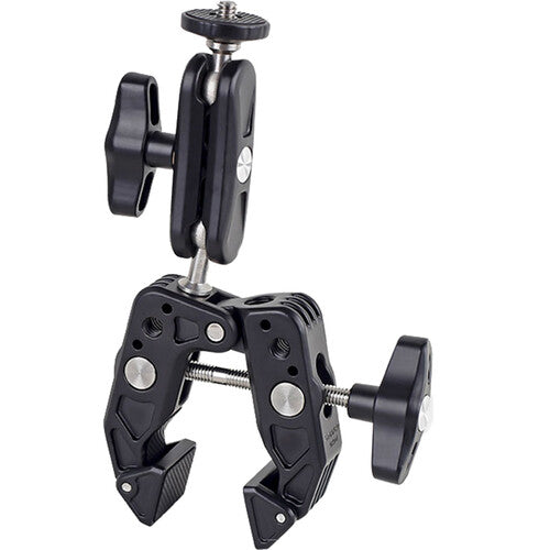 DigitalFoto Solution Limited Crab-Style Clamp with Dual Ball Head Mount