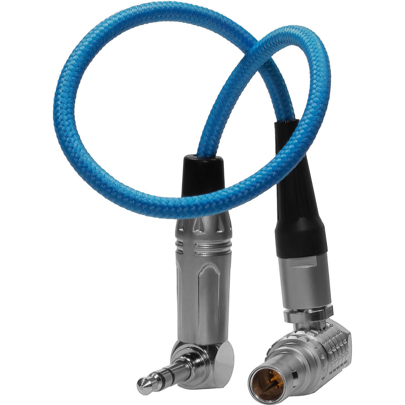 Kondor Blue EXT LEMO 9-Pin to 3.5mm Right-Angle Timecode Cable for RED KOMODO/V-RAPTOR (10")