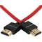 Kondor Blue Braided High-Speed HDMI Cable (Red, 16")