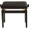 Dexibell Proel Height-Adjustable Wooden Bench for Pianos & Organs (Matte Black)