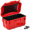 Seahorse 58 Micro Hard Case (Red, Rubber Liner and Mesh Lid Retainer)