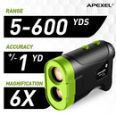 Apexel 6x24 Laser Rangefinder (656-yd Range)