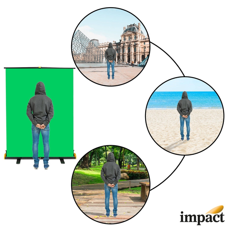 Impact Rapid Background Screen V2 (Chroma Green, 6.7 x 4.8')