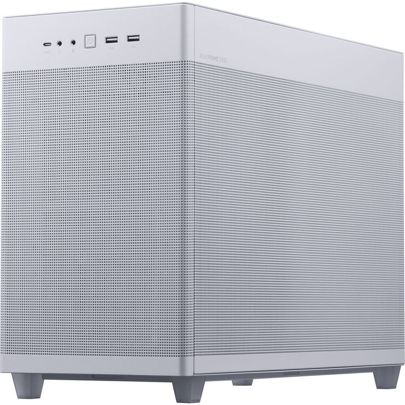 ASUS Prime AP201 Micro-ATX Case (White, Tempered Glass)