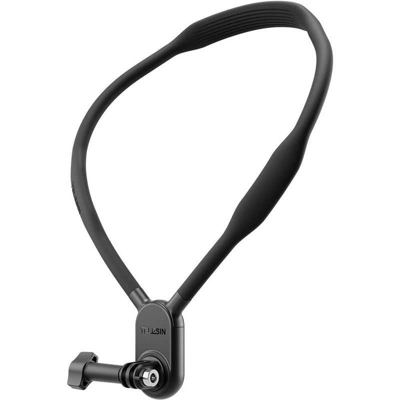 TELESIN Neck Holder Mount for Action Cameras & Smartphones (Black)