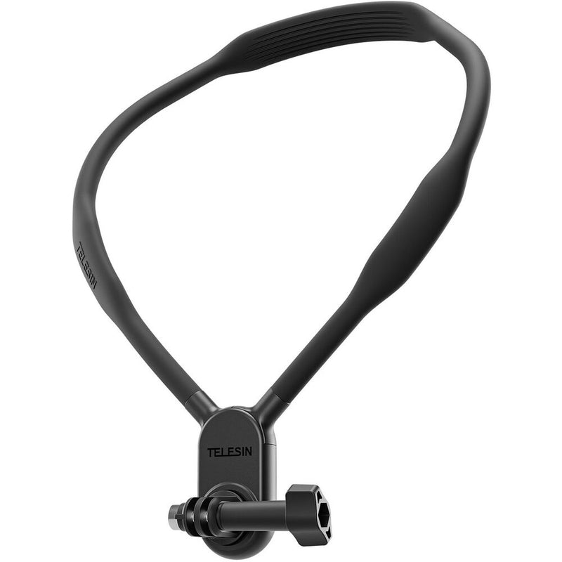 TELESIN Neck Holder Mount for Action Cameras & Smartphones (Black)