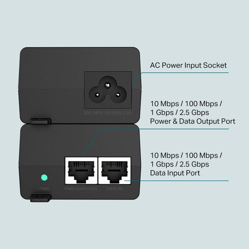 TP-Link TL-POE260S PoE+ Injector