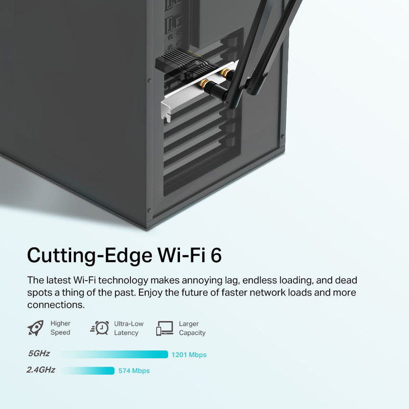 TP-Link Archer TX20E AX1800 Wi-Fi 6 & Bluetooth 5.2 PCIe Adapter