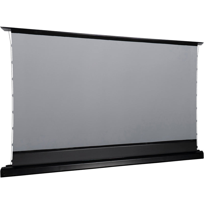 Elite Screens 101" CLR Electric Tab-Tension Floor Screen (White Casing)