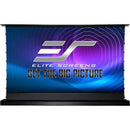 Elite Screens 101" CLR Electric Tab-Tension Floor Screen (White Casing)