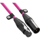 RODE XLR Male to XLR Female Cable (19.7', Red, Blue, Pink, Purple, 4-Pack)