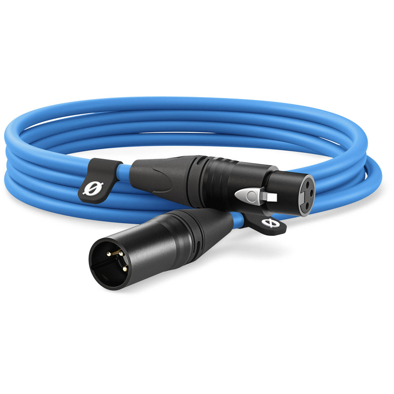 RODE XLR Male to XLR Female Cable (9.8', Blue)