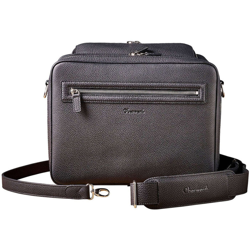 Oberwerth LHSA Leo M Voyager Camera Bag (Brown/Red Lining)