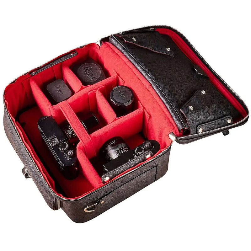 Oberwerth LHSA Leo M Voyager Camera Bag (Brown/Red Lining)