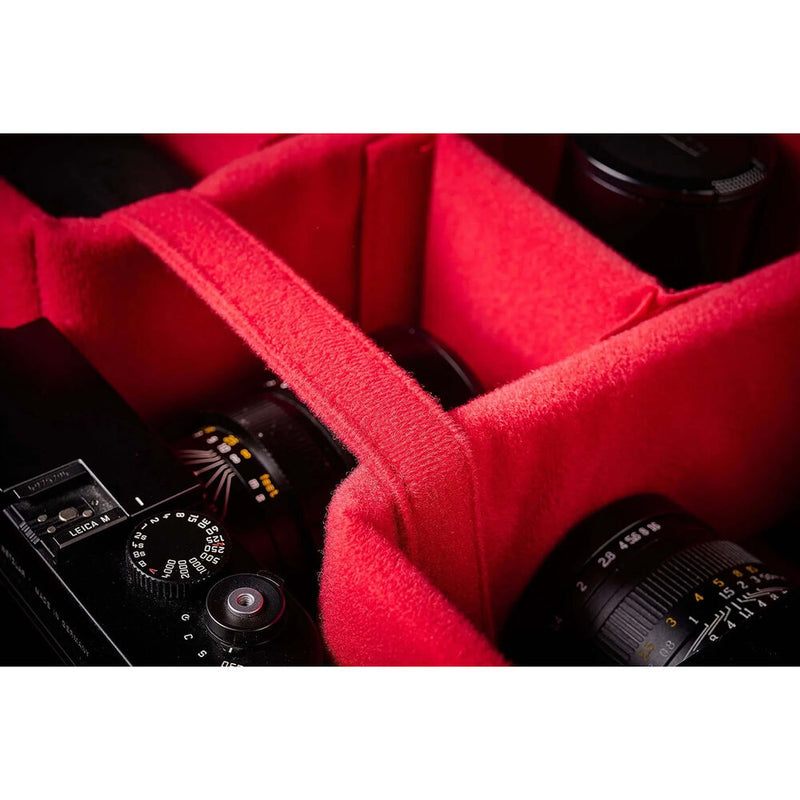Oberwerth LHSA Leo M Voyager Camera Bag (Brown/Red Lining)