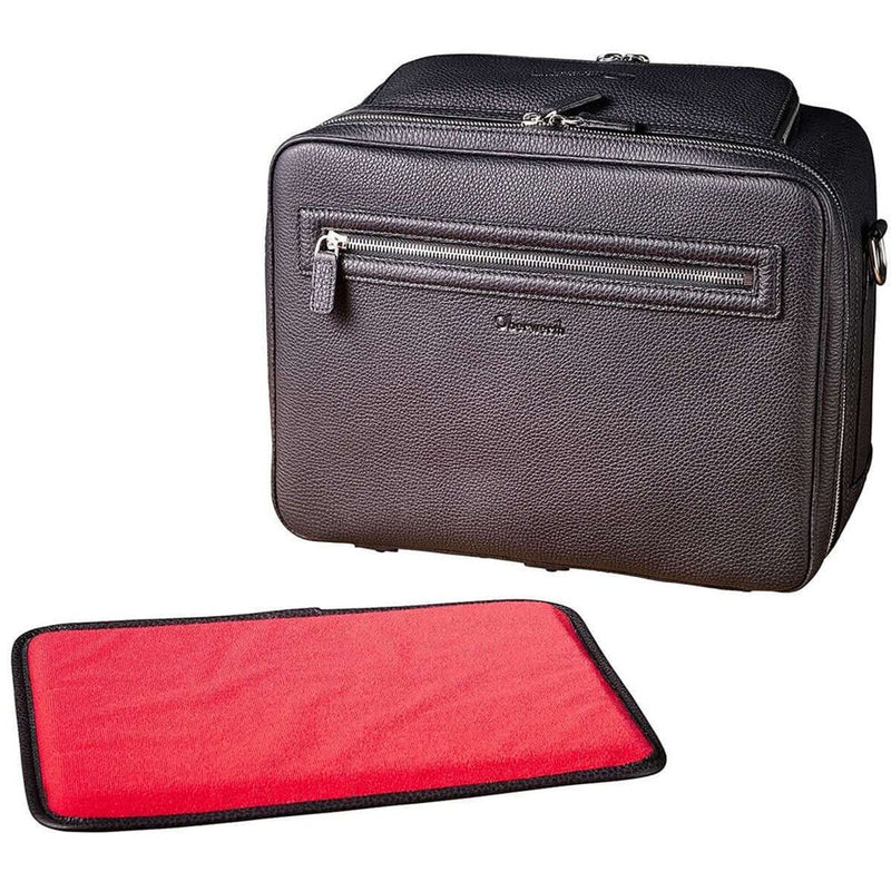Oberwerth LHSA Leo M Voyager Camera Bag (Brown/Red Lining)