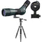 Vanguard 15-45x60 VEO HD Angled-Viewing Spotting Scope with Tripod & Digiscoping Adapter