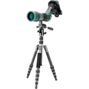 Vanguard 15-45x60 VEO HD Angled-Viewing Spotting Scope with Tripod & Digiscoping Adapter