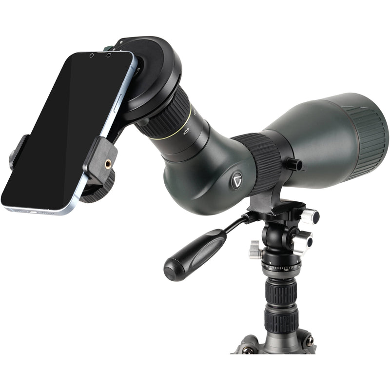Vanguard 20-60x80 VEO HD Angled-Viewing Spotting Scope Bundle with Tripod & Digiscoping Adapter