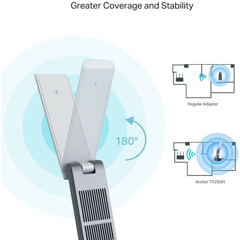 TP-Link Archer TX21UH AX1800 Dual-Band Wi-Fi 6 USB Adapter