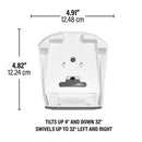 SANUS WSWME32 Wall Mount for the Sonos Era 300 Speaker (White, Pair)