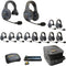 Eartec EVADE EVX1266-CM Dual-Channel Light-Industrial Full-Duplex Wireless Intercom System with 6 Single-Ear & 6 Dual-Ear Headsets (2.4 GHz)