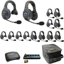 Eartec EVADE EVX1477-CM Dual-Channel Light-Industrial Full-Duplex Wireless Intercom System with 7 Single-Ear & 7 Dual-Ear Headsets (2.4 GHz)