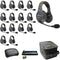 Eartec EVADE EVX15D-CM Dual-Channel Light-Industrial Full-Duplex Wireless Intercom System with 15 Dual-Ear Headsets (2.4 GHz)